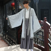 Trang phục nam nam đẹp trai thanh lịch sinh viên cổ sinh viên nam hanfu thanh niên nam quần áo cổ han và tang quần áo vài mùa hè