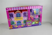 Bộ đồ Pony có một ngôi nhà với đồ chơi tóc sáng màu và ngôi nhà đối tác của anh