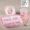 Bộ đồ ăn trẻ em Hello Kitty melamine bát đặt bộ phim hoạt hình dễ thương ngăn nước cốc muỗng thả - Đồ ăn tối