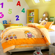 Mẫu giáo chăn ba mảnh cotton bé nap mùa đông chăn trẻ em sản phẩm giường cotton sáu mảnh thiết lập với lõi