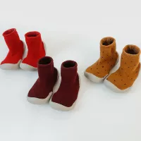 Детские демисезонные носки, демисезонная утепленная водонепроницаемая удобная обувь, 0-1 лет, свободный крой