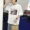 Người đàn ông Hàn Quốc ngắn tay t- shirt mùa hè vài lỏng lẻo một nửa tay áo sơ sinh sinh viên giản dị năm- điểm tay áo vòng cổ t- áo sơ mi thủy triều