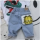 Quần áo trẻ em Magic West mùa hè quần jean trẻ em mới 2019 Chàng trai Hàn Quốc mùa hè quần short hoang dã thủy triều - Quần jean