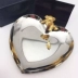 Pearl Bear Trang sức Khay Khay lưu trữ Tấm Sinh nhật Quà tặng Sáng tạo Nhẫn Khay Trang sức Tấm Bắc Âu - Nhẫn nhẫn kim cương nam Nhẫn