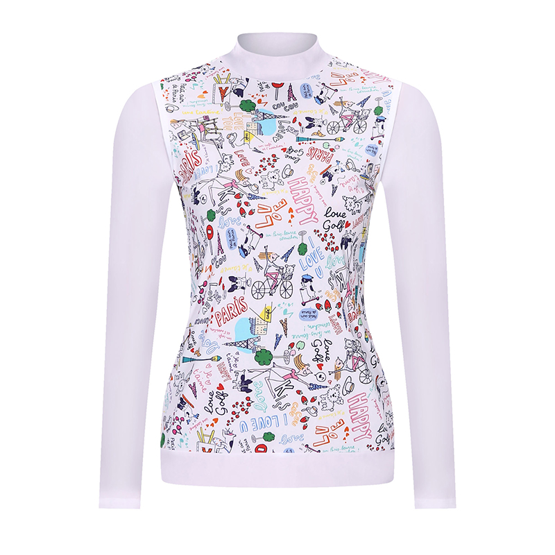 Whitegolf Ice silk Sunscreen Long sleeve T-shirt summer ventilation Quick drying jacket Self cultivation Show thin Ball clothes GOLF Women's wear