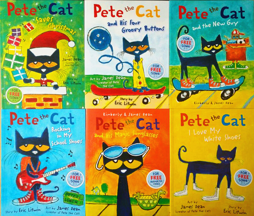 Купить Английский окрашенный это I Love my white shoes Pete the Cat