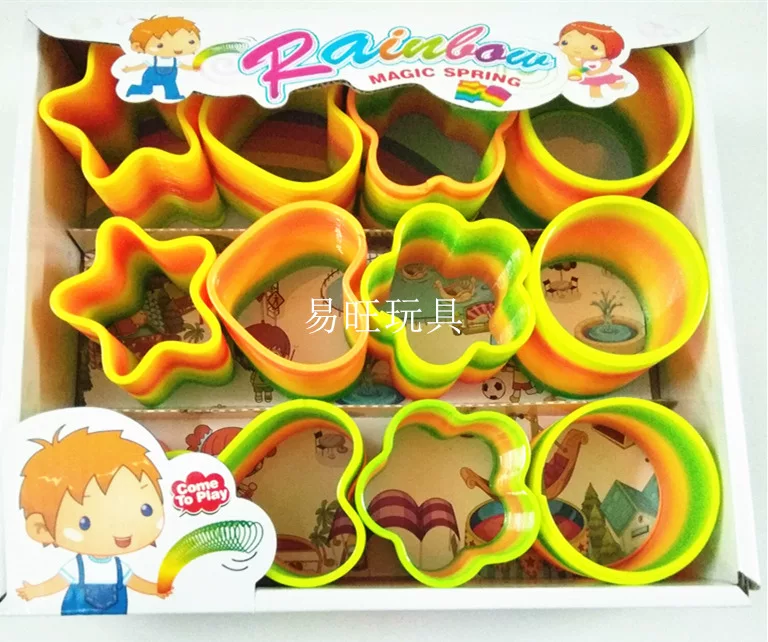 Умная игрушка для детского сада, магический пластиковый пружок Slinky, раннее образование, ностальгия