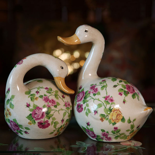 Антикварный керамический декор для влюбленных, домашний декор