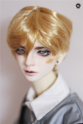 taobao agent Lazy baby BJD wig 346 points Uncle Long Soul SD doll men and women dolls post short hair milk silk golden brown gray