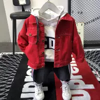 Áo khoác cotton cho bé trai xuân hè 2018 Áo khoác denim trẻ em Hàn Quốc mới cho bé - Áo khoác áo phao bé gái