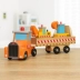 Trẻ em xe tải xe tải xe tải nhận thức xe đồ chơi xe động vật trượt mẫu xe gỗ 2-6 tuổi Đồ chơi bằng gỗ