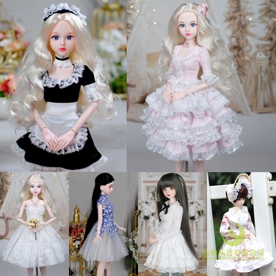 taobao agent 4 points bjd baby clothes Xinyi doll 45 cm joint doll AZ skirt OB girl dressing princess Fengloreta