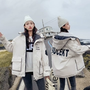 Quần áo cotton chống mùa cho nữ ngắn thời trang Hàn Quốc áo khoác cotton dày 2019 mới áo khoác cotton cho sinh viên - Bông