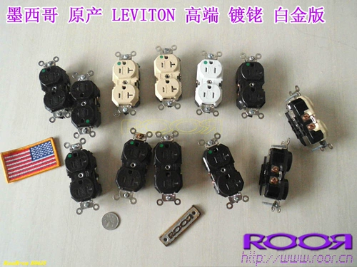 American USA Leviton Litate Site Talting Platinum Версия US Standard Electric Hifi Audio Socket Goide