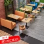 Cửa hàng Đồ uống lạnh Cửa hàng Sofa Nhà hàng phương Tây Cafe Bàn ghế Sofa Kết hợp Nội thất phòng ăn Đơn giản Thẻ trà sữa Chủ thẻ - FnB Furniture chân inox sofa