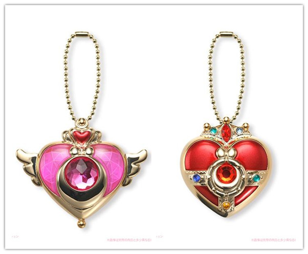 Japanese Version Of The Universe Heart + Crisis MoonlightSailor Moon Wan Dai Mini Transfiguration device Eat and play box eggs Transfiguration mirror Transfiguration pen Sugar box Pendant Japanese version