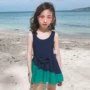 Đồ bơi bé gái 2019 kiểu váy công chúa mới cho bé gái Hàn Quốc Bộ đồ bơi một mảnh khô nhanh Bộ đồ bơi trẻ em - Bộ đồ bơi của Kid áo tắm bé gái