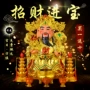 Cai Shen Ye Tượng Phật Khai trương Trang trí nhà may mắn May mắn được chọn Bộ quà tặng mạ vàng thủ công trang trí nội thất