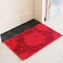thảm cánh cửa màu đỏ hoa hồng lối chà scraper thấm truy cập vải thảm đến an toàn vệ sinh sàn hành lang mat - Thảm thảm nhung trải giường