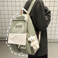 Школьный рюкзак, сумка через плечо, для средней школы, в корейском стиле, подходит для студента