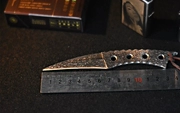 Ngoài trời MFedc mini Damascus thép nhỏ dao thẳng Dao săn dao cầm tay sản phẩm ngoài trời dao tự vệ - Công cụ Knift / công cụ đa mục đích