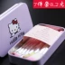 Bàn chải trang điểm Hello kitty 7 miếng phấn má hồng hộp sắt dụng cụ trang điểm cọ cọ cọ môi - Các công cụ làm đẹp khác khuôn kẻ lông mày Các công cụ làm đẹp khác