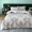 British nhung đơn giản chà nhám bốn mảnh màu phù hợp với biên giới in chăn bao gồm 1,8m ấm mô hình phòng ngủ