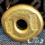 New móng ngựa vàng đạo cụ phim cổ tiền xu cổ vàng thỏi Daqing Xuantong hai năm thỏi vàng vàng và vàng miếng tiền lưu niệm