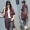 Áo dài kẻ sọc nữ 2019 mùa thu mới áo dài tay mỏng loe áo sơ mi thủy triều đầu thu - Áo sơ mi dài tay