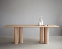 Стол конференции Nordic твердых деревьев современный минималистский маленький квартира обеденный стол Light Luxury Workbench Creative Desk