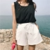 2018 mùa hè mới Hàn Quốc phiên bản của lỏng đơn giản màu rắn bên trong vest sling nữ sinh viên mặc áo vest đồ mặc nhà Áo ba lỗ