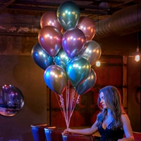 Металлический воздушный шар, украшение, макет, вечернее платье подходит для фотосессий, 10 дюймов, увеличенная толщина, популярно в интернете