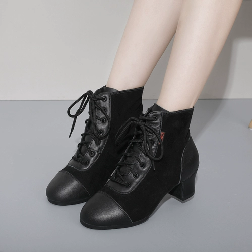 Демисезонные туфли, обувь, сапоги, из натуральной кожи, мягкая подошва