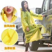 Áo mưa thứ hai trong suốt poncho phù hợp với nam và nữ người lớn phổ quát ngoài trời áo mưa dùng một lần du lịch leo núi ánh sáng một