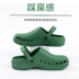 Doctor operating room hole-in-the-wall slippers hospital laboratory intensive care unit nurses men and women waterproof protective toe-toe non-slip shoes 