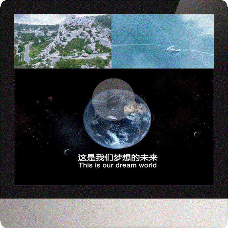 物联网互联网现代城市地图网络 未来高科技光线游走连线地球太空 ae模板-天天素材网