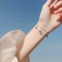 HNUG JI 人 bracelet Vòng tay opal pha lê tự nhiên nữ thiết kế giao thông ý nghĩa của bạn gái nhỏ và nhẹ sang trọng - Vòng đeo tay Clasp vòng dâu