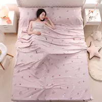 Bông du lịch khách sạn túi ngủ khách sạn ngoài trời bẩn cotton siêu nhẹ khách sạn cầm tay đôi vệ sinh túi ngủ hình thú người lớn