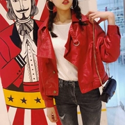 Áo khoác da nữ 2019 thời trang mới phiên bản Hàn Quốc của quần áo xe máy ngắn hoang dã ulzzang áo khoác da xuân hè - Quần áo da