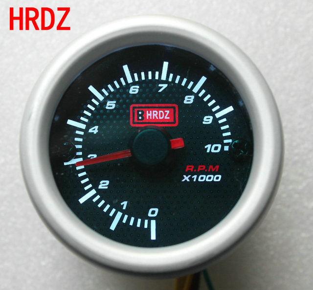 Hongri Điện Tử Ô Tô Xe Máy Đèn Nền LED 12V Động Cơ Bước Có Thể Điều Chỉnh Máy Đo Tốc Độ 0-10 Vỏ Hợp Kim Nhôm đồng hồ xe sirius độ đồng hồ xe suzuki viva