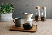 Nhật Bản nhập khẩu máy pha cà phê Kinto rửa tay 2Cups gốm trắng V60 lọc nhỏ giọt tại chỗ