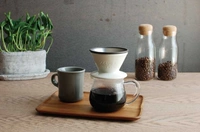 Nhật Bản nhập khẩu máy pha cà phê Kinto rửa tay 2Cups gốm trắng V60 lọc nhỏ giọt tại chỗ đồ pha cafe