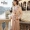 Eveli 2018 mùa xuân mới phong cách phần dài với một chiếc áo khoác eo Tiansi dài tay đơn ngực áo gió phụ nữ