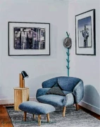 Tùy chỉnh đồ nội thất-new designer Bắc Âu hiện đại nhỏ gọn vải cá tính tạp chí sofa YGM-091