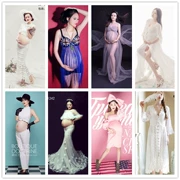 Mới của Hàn Quốc phiên bản của studio thai sản dress 2018 phụ nữ mang thai ảnh quần áo thời trang phụ nữ mang thai chụp ảnh Mummy nhiếp ảnh quần áo