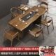 [Захватывающее роскошное издание] 1,8 -метровое чайное стол+Специальный стул Shumei+Хиросима Стул 4+ чайный стол