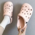 Giày Croc cho nữ, phong cách mùa hè, đế dày Bao Đầu, dép đôi thoáng khí, dép phòng mổ chống trượt cho nam dép phòng sạch 