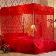 lưới hạ cánh lớn phòng cưới đỏ ba-cửa mã hóa 1.8m giường đôi hai mét nhà hôn nhân đám cưới hoàng cung - Lưới chống muỗi