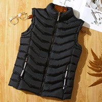 Vest mùa thu và mùa đông nam mỏng cổ áo bông áo thanh niên xu hướng sinh viên đẹp trai vest jacket vest quần áo cá áo thun cotton