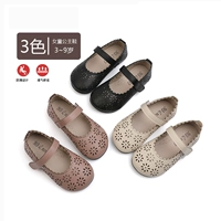 Летние детские сандалии для кожаной обуви для принцессы, 2021 года, мягкая подошва, в корейском стиле